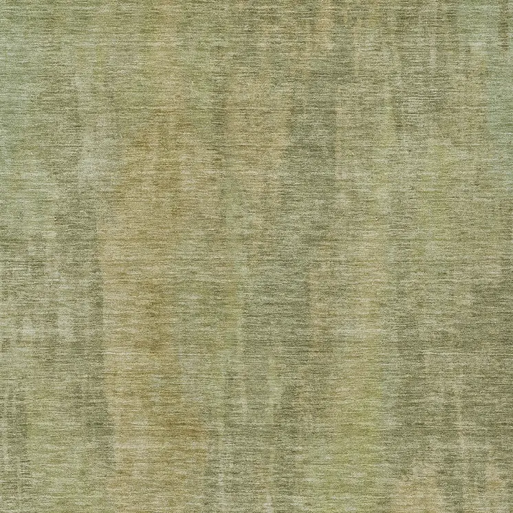 3' X 5' Artichoke Green And Fern Green Abstract Washable Indoor Outdoor Area Rug
