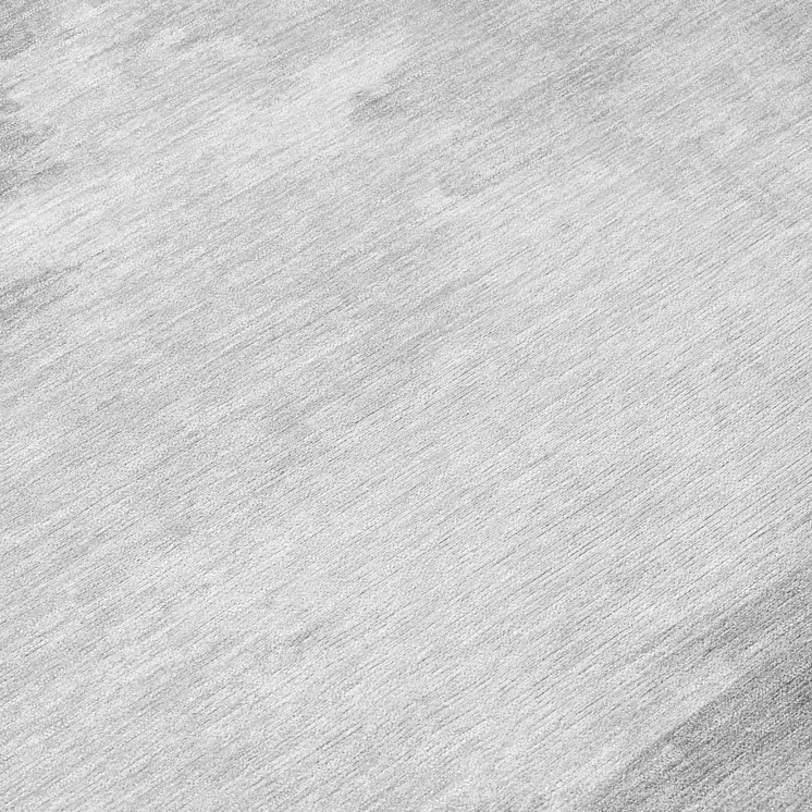 8' Gray And Silver Round Abstract Washable Indoor Outdoor Area Rug