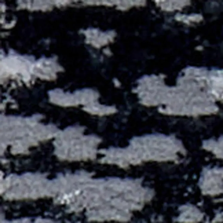 8' Gray And Black Abstract Distressed Runner Rug