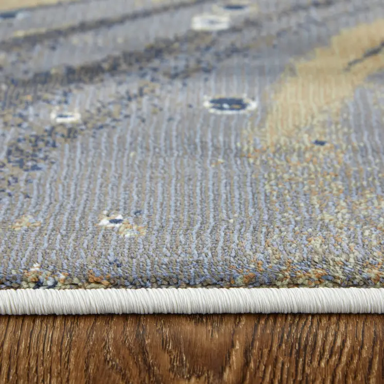 8' X 12' Gray And Ivory Abstract Area Rug