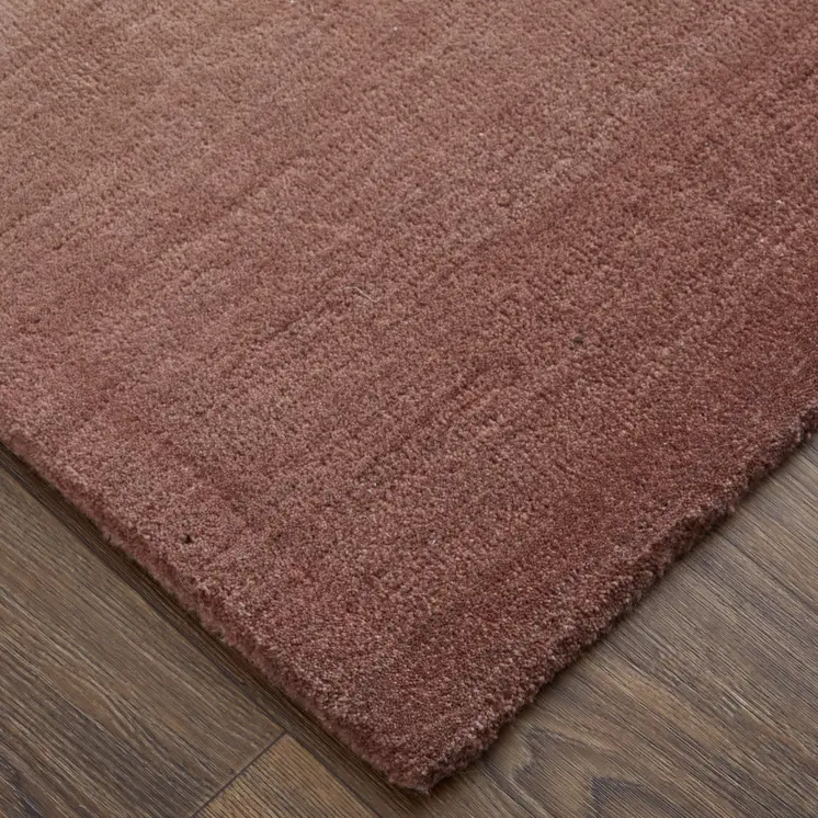10' X 14' Pink And Ivory Ombre Hand Tufted Area Rug