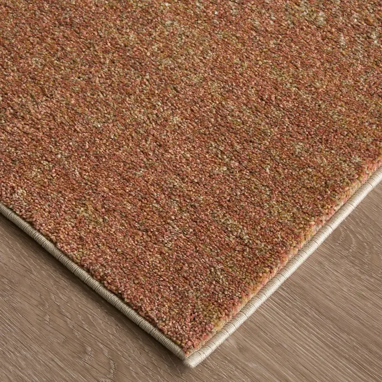 10' X 13' Brown Tan And Blue Abstract Distressed Area Rug
