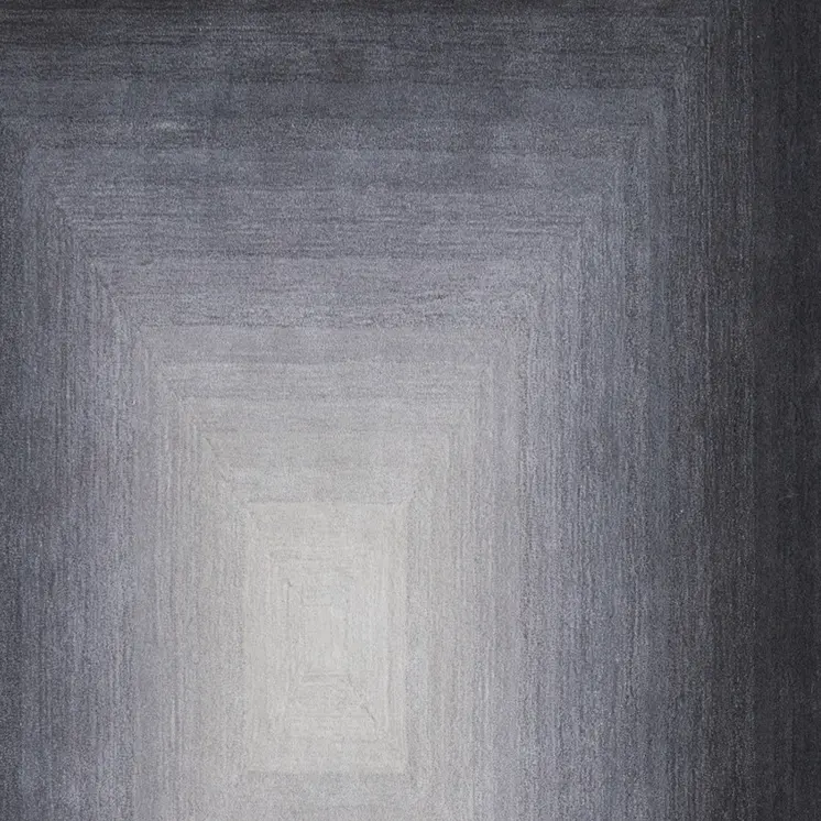 5' X 8' Black White And Gray Abstract Hand Tufted Area Rug