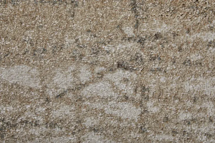 8' X 10' Gray Ivory And Taupe Abstract Distressed Area Rug