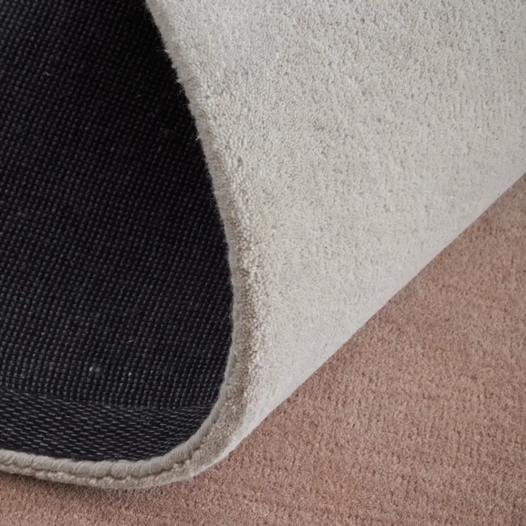 9' X 12' Pink And Ivory Ombre Hand Tufted Area Rug