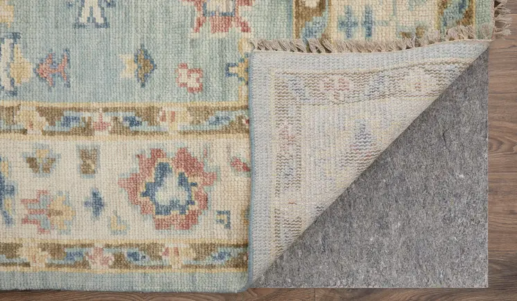 9' X 12' Blue Ivory And Yellow Floral Hand Knotted Area Rug With Fringe