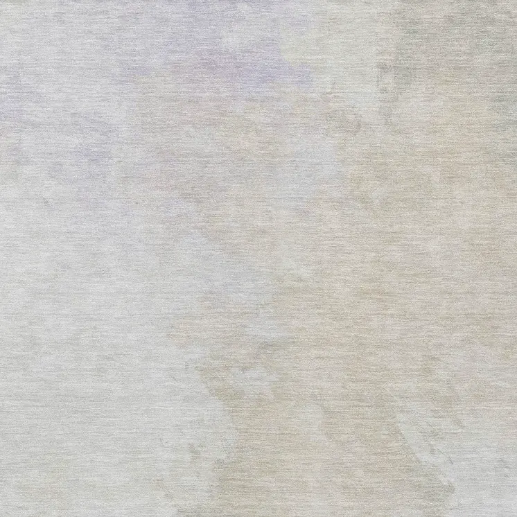 9' X 12' Beige Ivory And Lavender Abstract Washable Indoor Outdoor Area Rug