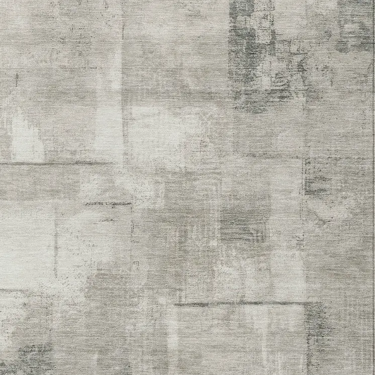 10' X 14' Beige And Gray Geometric Washable Indoor Outdoor Area Rug