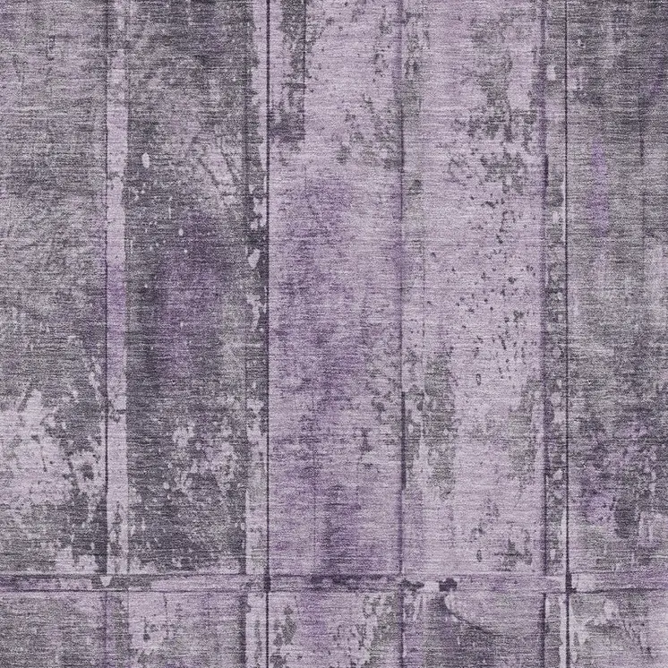 5' X 8' Purple Lavender And Gray Abstract Washable Indoor Outdoor Area Rug