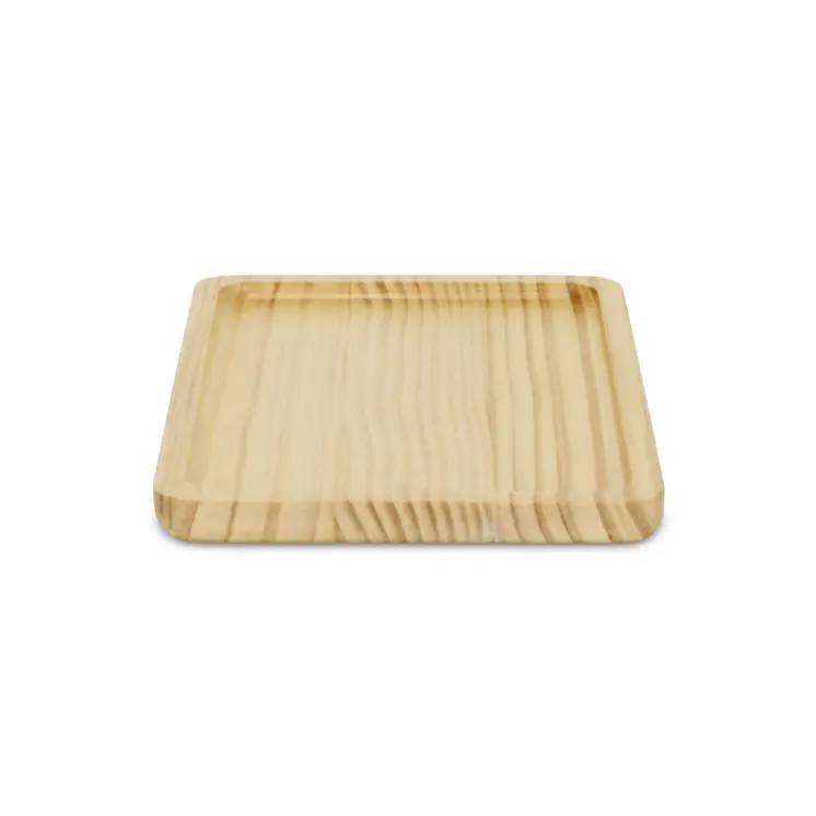 12" Natural Solid Wood Handmade Vanity Tray