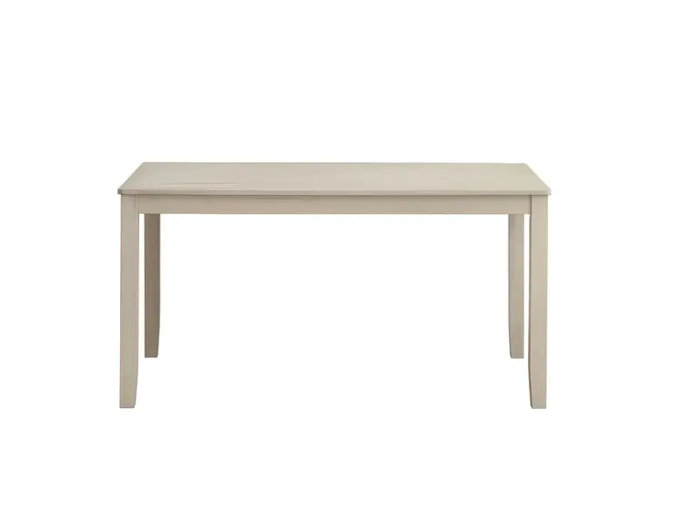 59" Bone Wood Dining Table
