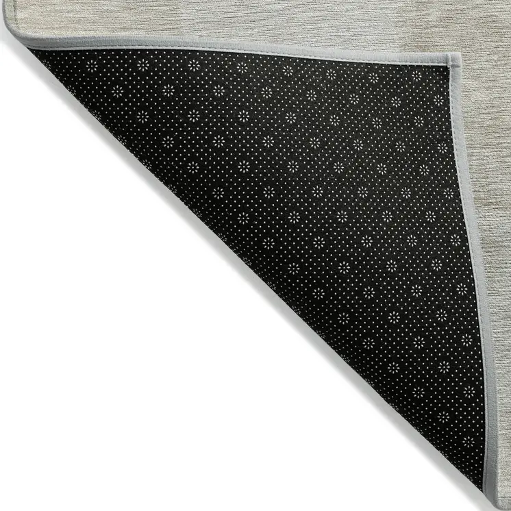 8' X 10' Beige And Taupe Abstract Washable Indoor Outdoor Area Rug