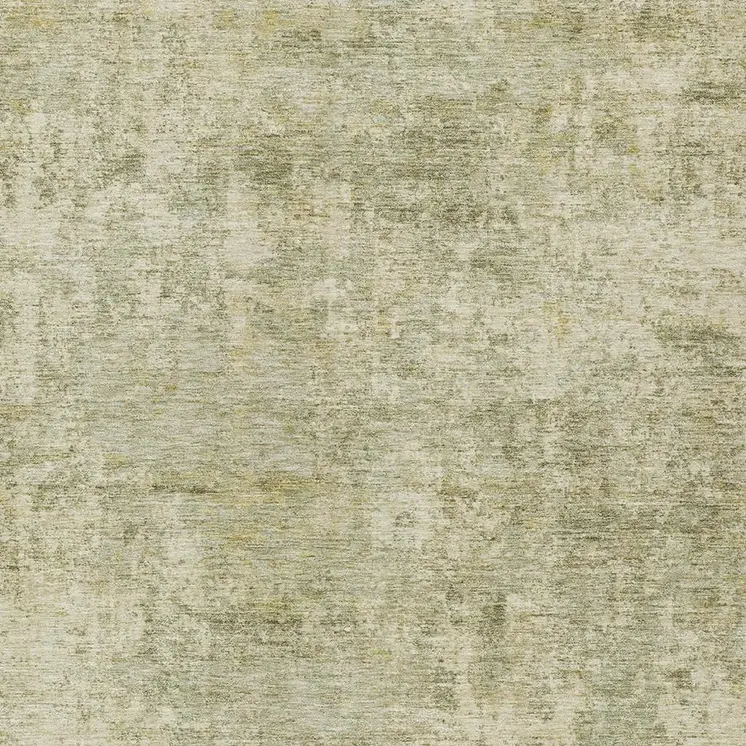 3' X 5' Sage And Beige Abstract Washable Indoor Outdoor Area Rug