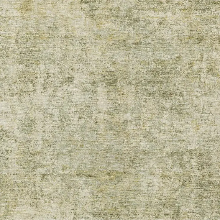 9' X 12' Sage And Beige Abstract Washable Indoor Outdoor Area Rug