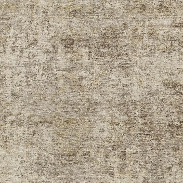 5' X 8' Taupe And Beige Abstract Washable Indoor Outdoor Area Rug