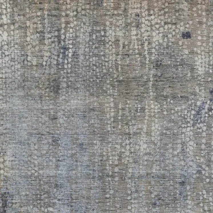 5' X 8' Taupe And Ivory Abstract Washable Indoor Outdoor Area Rug
