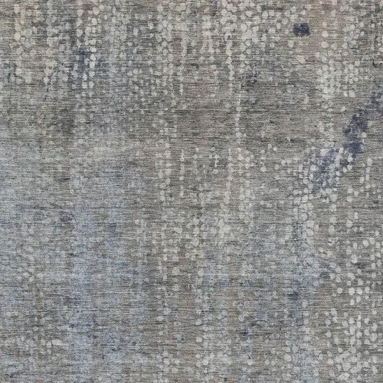 8' X 10' Taupe And Ivory Abstract Washable Indoor Outdoor Area Rug
