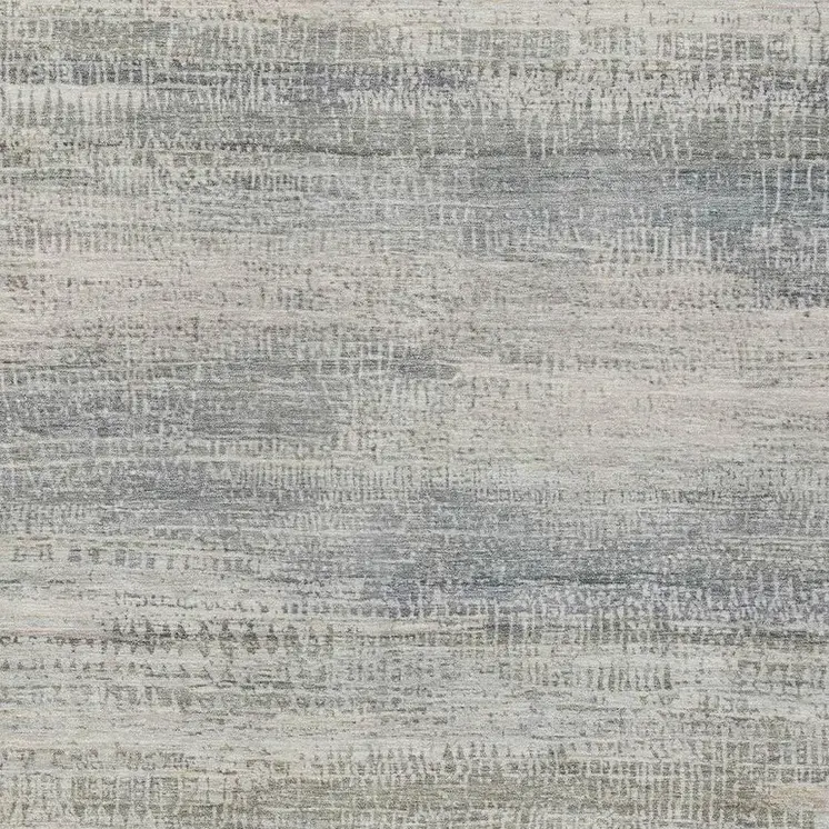 5' X 8' Linen And Beige Abstract Washable Indoor Outdoor Area Rug