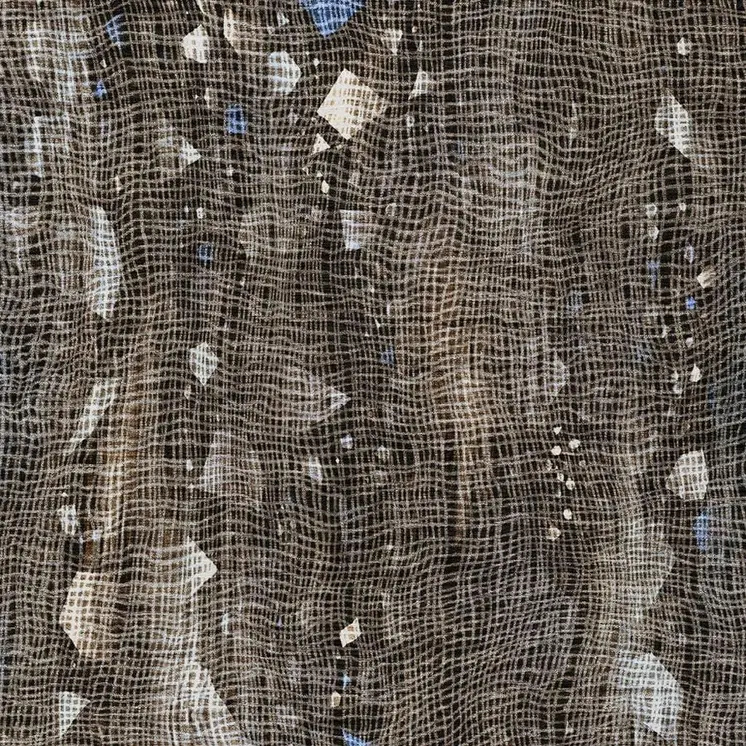 9' X 12' Chocolate And Beige Abstract Washable Indoor Outdoor Area Rug