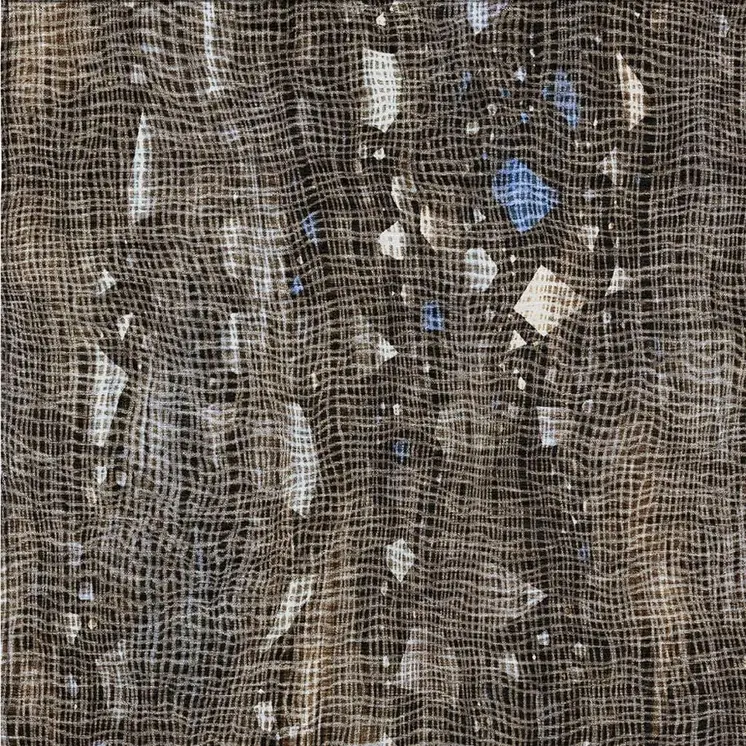 10' X 14' Chocolate And Beige Abstract Washable Indoor Outdoor Area Rug
