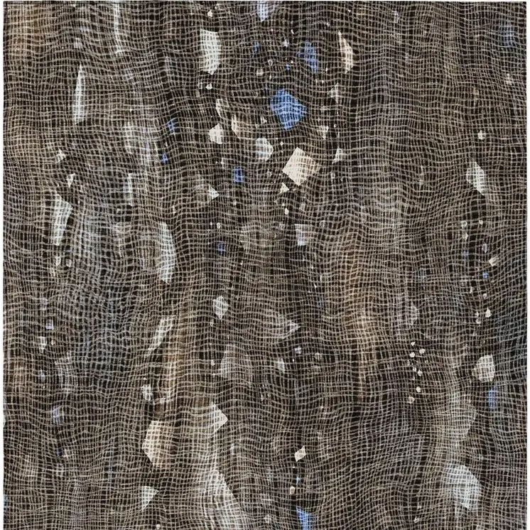 10' X 14' Chocolate And Beige Abstract Washable Indoor Outdoor Area Rug