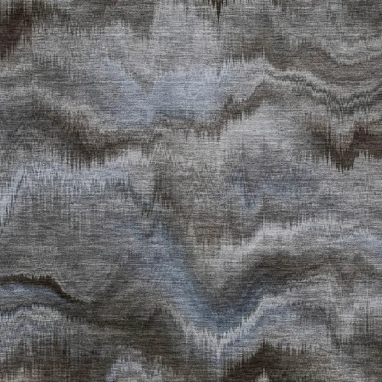 10' X 14' Taupe And Ivory Abstract Washable Indoor Outdoor Area Rug