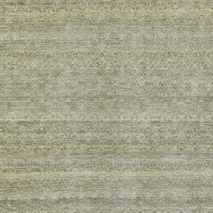 8' X 10' Linen And Beige Striped Washable Indoor Outdoor Area Rug