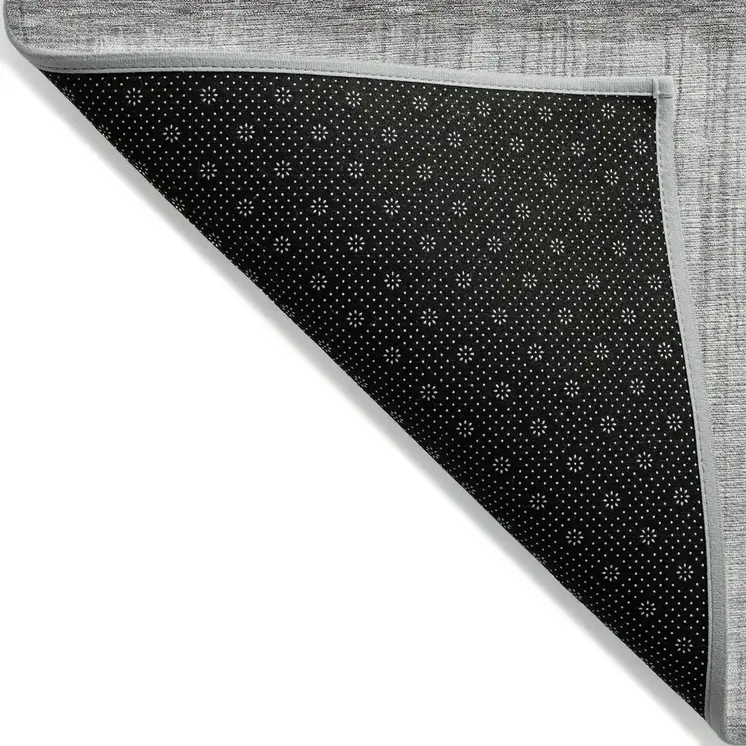 3' X 5' Taupe And Gray Abstract Washable Indoor Outdoor Area Rug