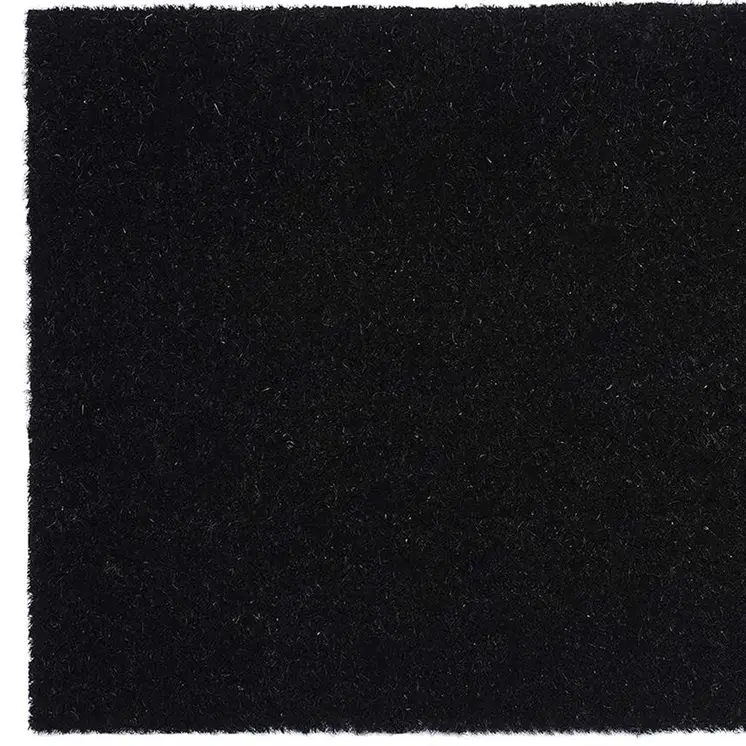 24" X 36" Black And White Coir Skull Outdoor Halloween Door Mat