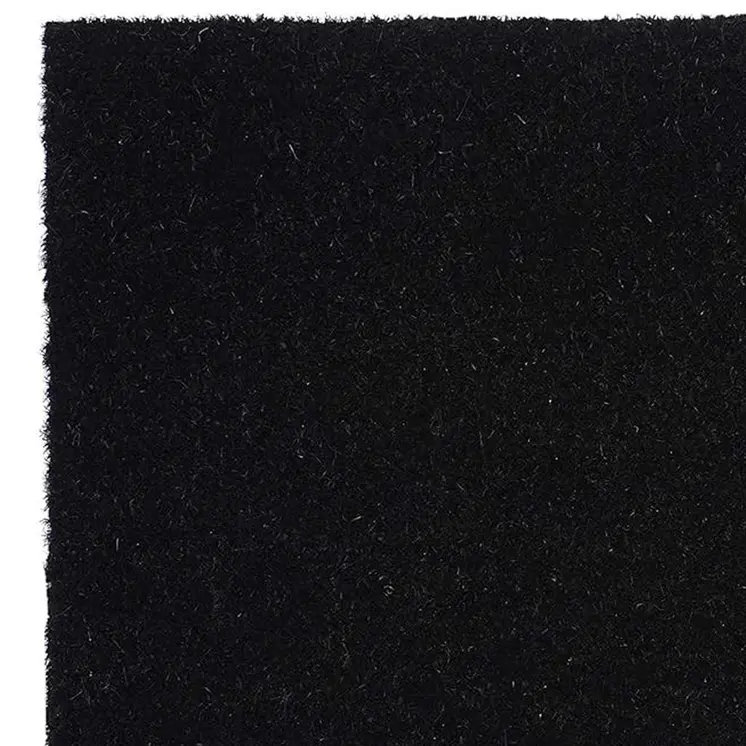 24" X 36" Black And White Coir Skull Outdoor Halloween Door Mat