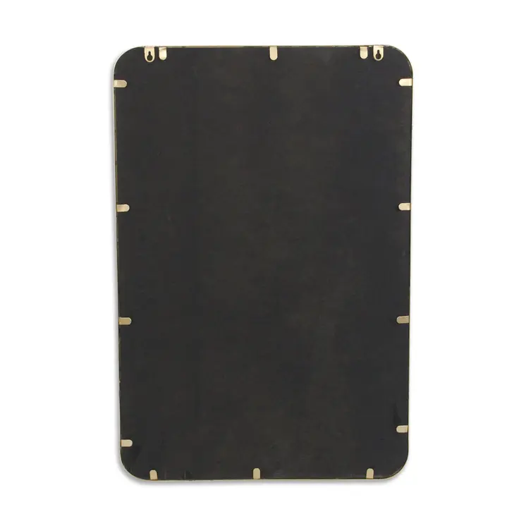 30" Gold Metal Accent Mirror