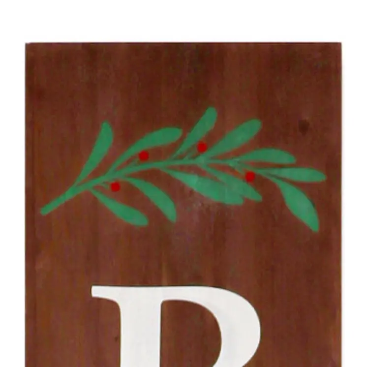 72" Brown Solid Wood Believe Christmas Holiday Red Truck Porch Sign