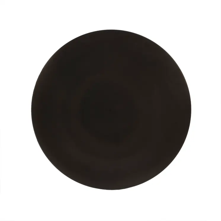 23" Bronze Metal Round Pedestal End Table
