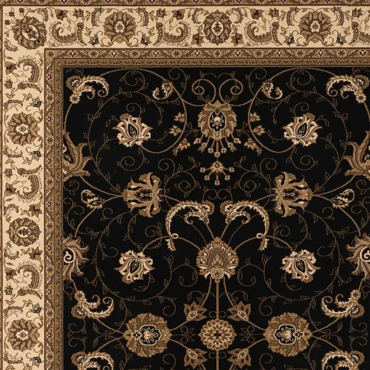 12' Beige And Cream Oriental Runner Rug