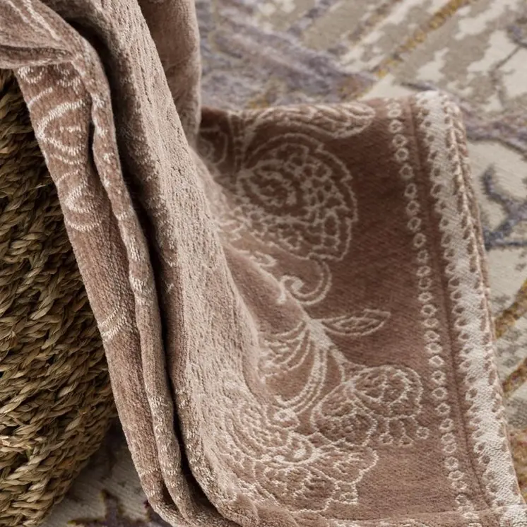 12' Gray And Beige Southwestern Runner Rug
