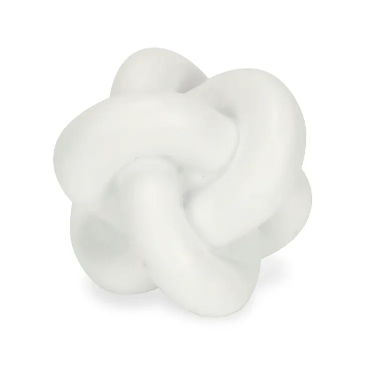 5" White Resin Hand Painted Tabletop Sculpture