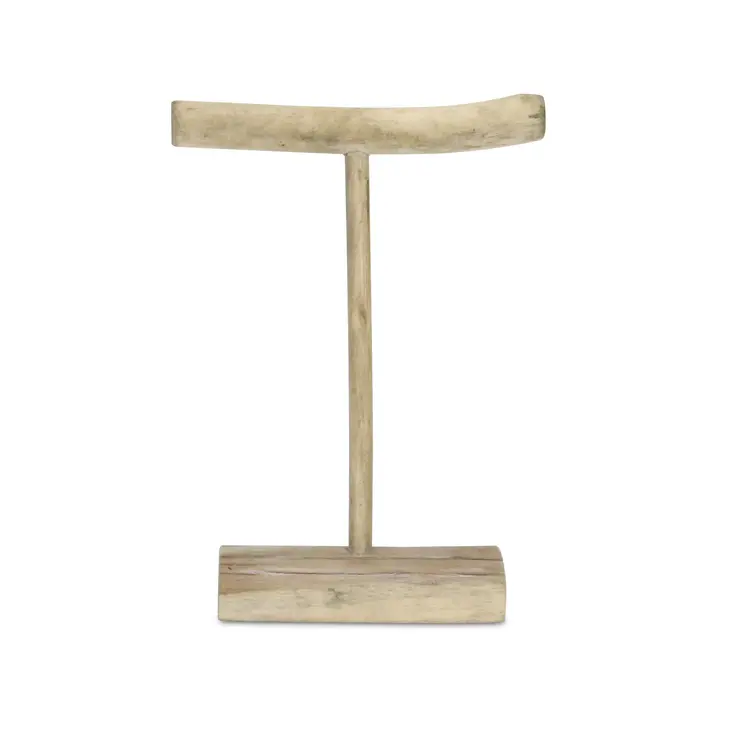 12" Brown Drift Wood Decorative Jewelry Holder