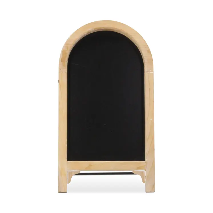 16" Natural Wood Tabletop Easel Chalk Board
