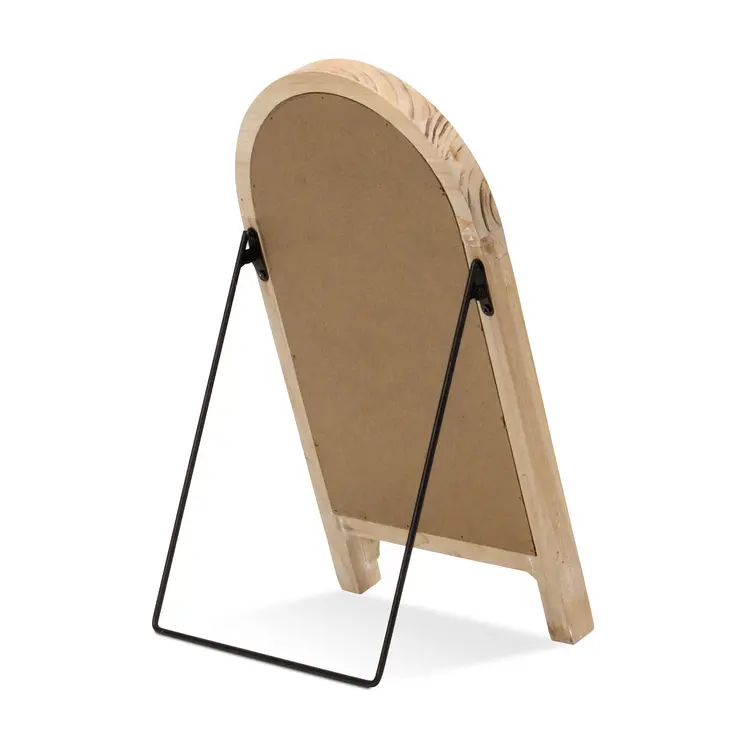 16" Natural Wood Tabletop Easel Chalk Board