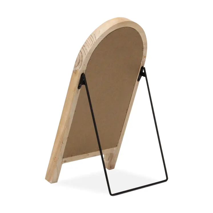 16" Natural Wood Tabletop Easel Chalk Board
