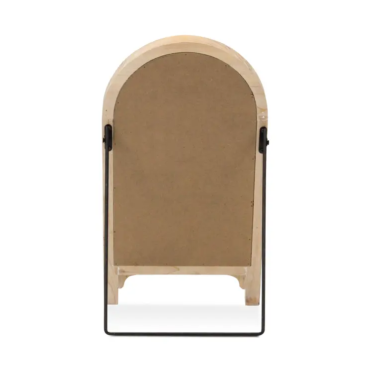 16" Natural Wood Tabletop Easel Chalk Board