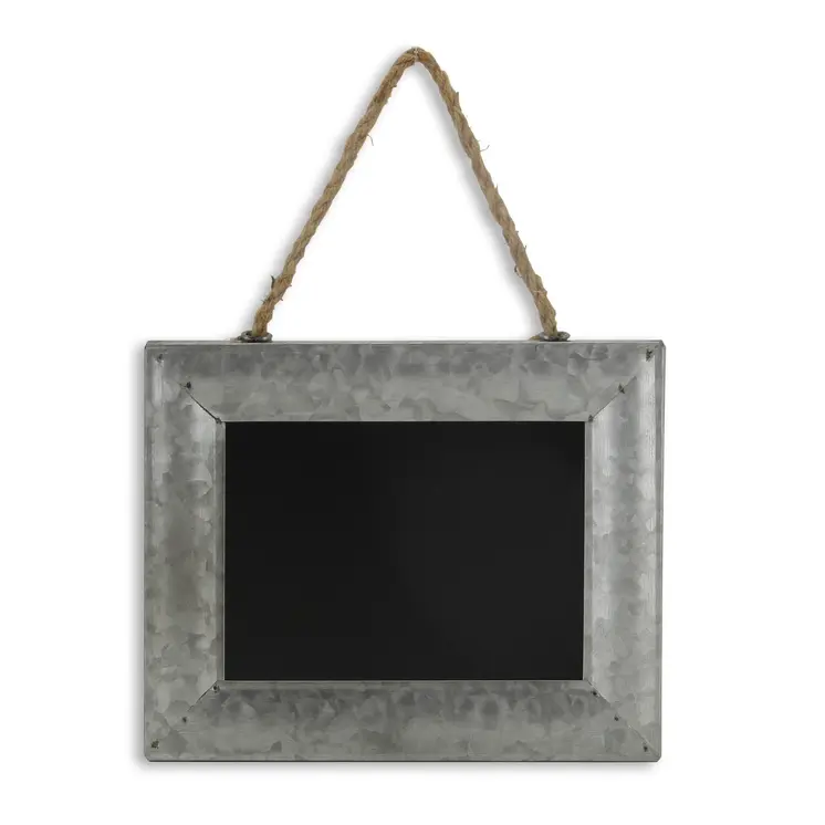 8" X 10" Gray Metal Hanging Chalkboard