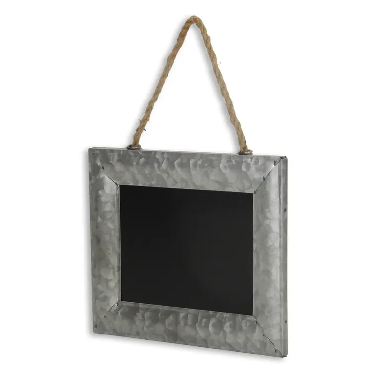 8" X 10" Gray Metal Hanging Chalkboard
