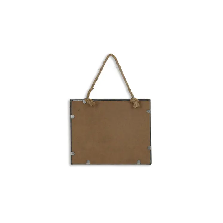 8" X 10" Gray Metal Hanging Chalkboard