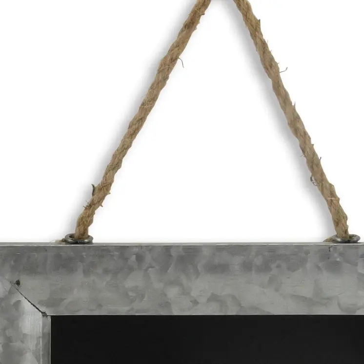 8" X 10" Gray Metal Hanging Chalkboard