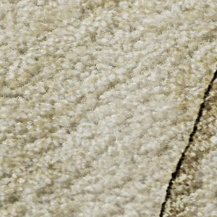5' X 8' Beige And Ivory Abstract Washable Area Rug With UV Protection