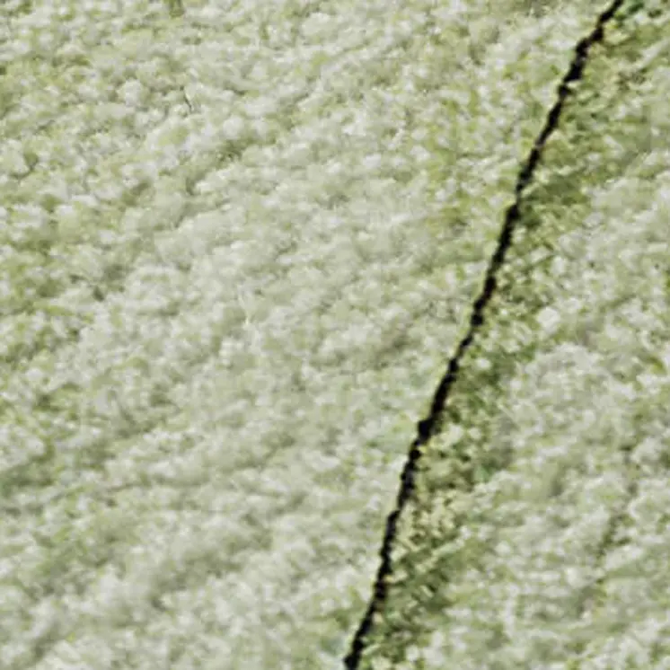 5' X 8' Green And Ivory Abstract Washable Area Rug With UV Protection