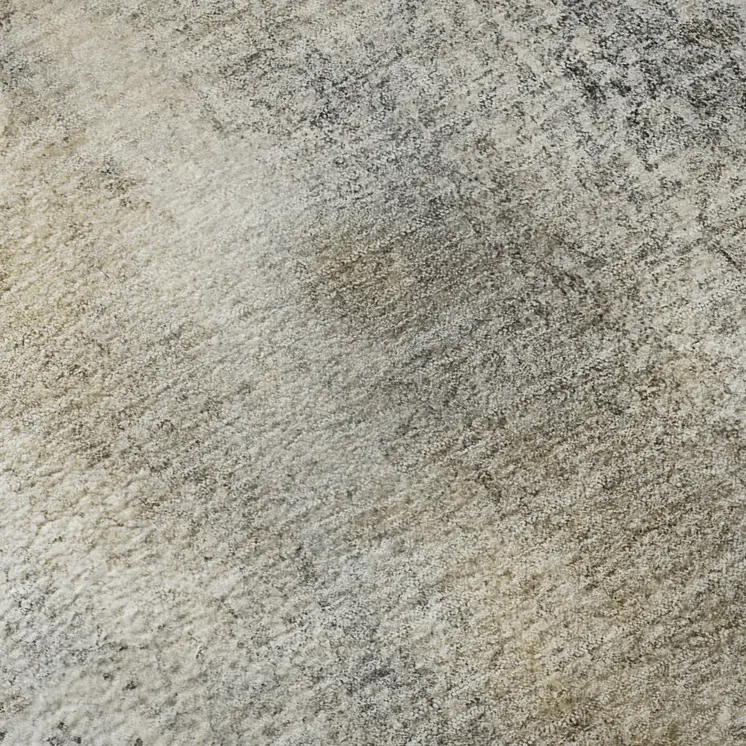9' X 12' Beige And Ivory Abstract Washable Area Rug With UV Protection
