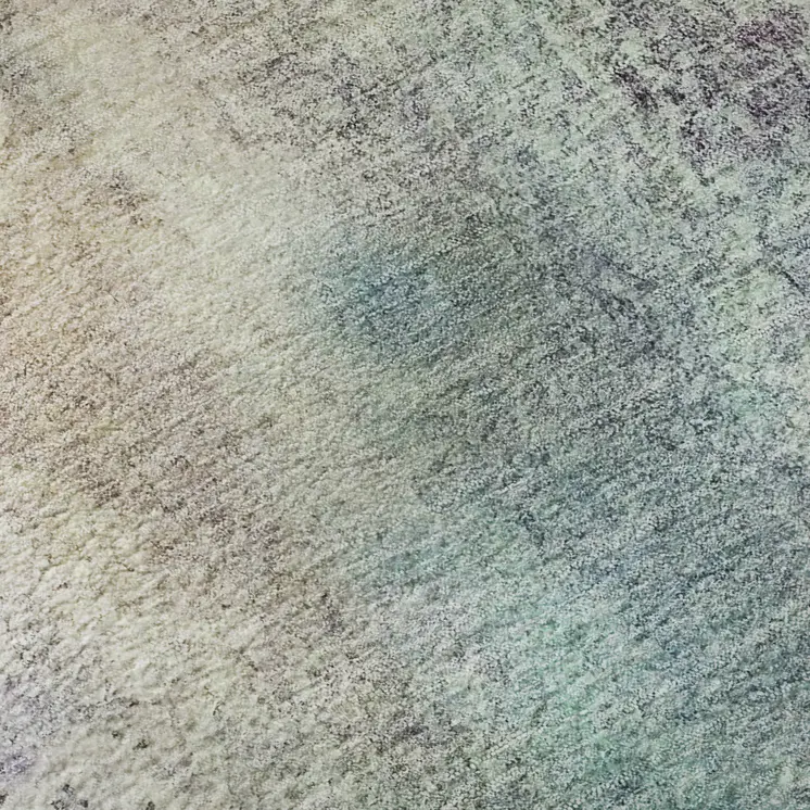 9' X 12' Blue Purple And Ivory Abstract Washable Area Rug With UV Protection