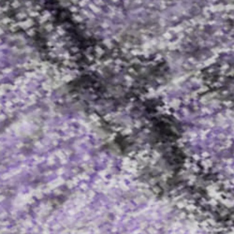 9' X 12' Purple Gray And Ivory Abstract Washable Area Rug With UV Protection